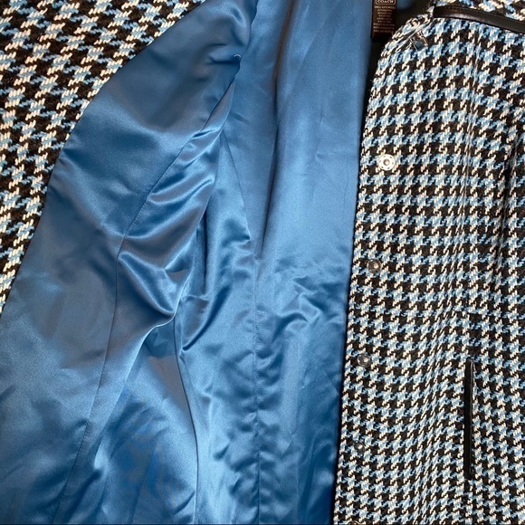 COACH Houndstooth Wool Coat - Picture 4 of 7